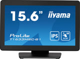 iiyama ProLite T1633MSC-B1 computerskærm 39,6 cm (15.6") 1920 x 1080 pixel Fuld HD LCD Berøringsskærm Sort