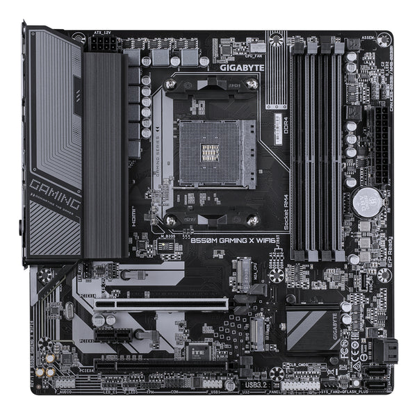 GIGABYTE B550M GAMING X WIFI6 bundkort AMD B550 Stik AM4 micro ATX