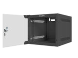 Lanberg WF10-2304-10B stativ 4U Vægmonteret stativ Sort
