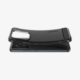 Spigen Rugged Armor mobiltelefon etui 16,1 cm (6.36") Cover Sort
