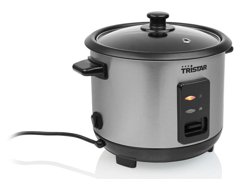 Tristar RK-6146 riskoger 1 L 400 W Sort, Sølv