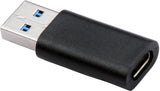 Prokord U3-UTC kabel kønsskifter USB A USB C Sort
