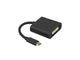 Lanberg AD-UC-DV-01 USB grafisk adapter 3840 x 2160 pixel Sort