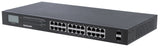 Intellinet 561242 netværksswitch Ikke administreret Gigabit Ethernet (10/100/1000) Strøm over Ethernet (PoE) 1U Sort