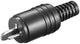 Goobay 11241 kabelsamler Loudspeaker plug Sort