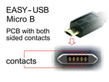 DeLOCK 83851 USB-kabel USB 2.0 3 m USB A Micro-USB B Sort