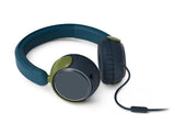 Philips 2000 series TAK2000CT/00 hovedtelefoner/headset Ledningsført Opkald/musik USB Type-C Blå, Grøn, Grå