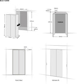 Hisense RS3P538NAIE side-by-side køle-fryseskab Fritstående 527 L Grå, Rustfrit stål