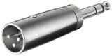 Goobay 27515 kabel kønsskifter XLR 6.35 mm Rustfrit stål