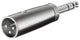 Goobay 27515 kabel kønsskifter XLR 6.35 mm Rustfrit stål