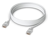 Ubiquiti UACC-Cable-Patch-EL-5M-W netværkskabel Gennemsigtig, Hvid Cat6