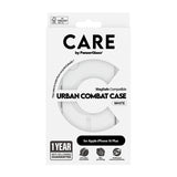 PanzerGlass CARE™ by ® Urban Combat Case Transparent m. Hvid MagSafe iPhone 16 Plus