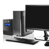 Qoltec Monolith UPS-enhed Dobbeltkonvertering (online) 0,85 kVA 480 W 2 AC stikkontakt(er)