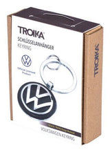 TROIKA VW VOLKSWAGEN KEYRING Nøglering Sort, Sølv