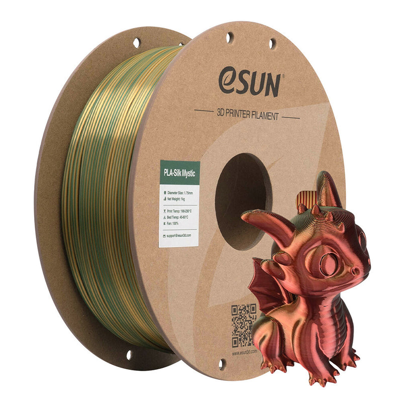 eSUN EPLA-SILK MYSTIC Polymælkesyre (PLA) Grøn, Guld, Rød 1 kg