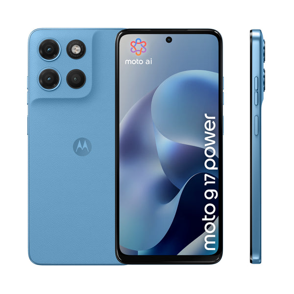 Motorola moto g17 power 17,1 cm (6.72") Hybrid Dual SIM Android 15 USB Type-C 8 GB 256 GB 6000 mAh Blå