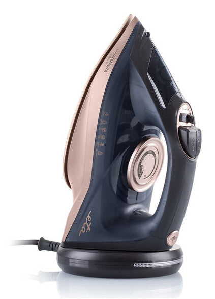 Eta Kiara Tør & dampstrygejern Keramisk strygesål 2200 W Sort, Roseguld