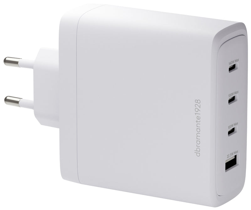 dbramante1928 CI14EUBL7234 oplader til mobil enhed Laptop, Smartphone, Tablet Hvid Vekselstrøm Hurtig opladning Indendørs
