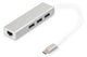 Digitus DA-70255 dockingstation USB 3.2 Gen 1 (3.1 Gen 1) Type-C Grå, Hvid