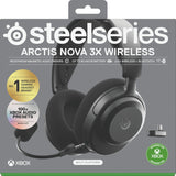 Steelseries Arctis Nova 3X Headset Trådløs Musik/hverdag Bluetooth Sort