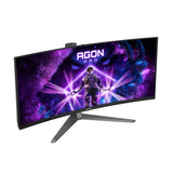 AOC AGON PRO AG346UCD computerskærm 86,4 cm (34") 3440 x 1440 pixel Wide Quad HD QD-OLED Sort, Grå