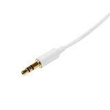 StarTech.com MU1MMMSWH lydkabel 1 m 3.5mm Hvid