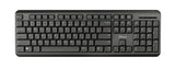 Trust Ody tastatur Kontor RF trådløst QWERTZ Tysk Sort