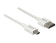 DeLOCK 85150 HDMI-kabel 1,5 m HDMI Type A (Standard) HDMI Type D (Micro) Hvid