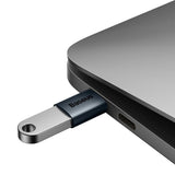 Baseus ZJJQ000003 kabel kønsskifter USB Type-C USB-A 3.2 Gen 1 Blå