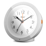 Mebus 25629 vækkeur Quartz alarmur Hvid