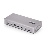 StarTech.com 155UE-USB4-DOCK dockingstation Ledningsført Sølv