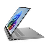 Lenovo IdeaPad 5 2-in-1 14AGP11 Copilot+ PC AMD Ryzen AI 7 445 Hybrid (2-i-1) 35,6 cm (14") Berøringsskærm WUXGA 16 GB DDR5-SDRAM 512 GB SSD Wi-Fi 7 (802.11be) Windows 11 Home Tysk Grå