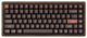 Keychron tastatur Spil USB + RF Wireless + Bluetooth QWERTY Engelsk Sort, Valnød