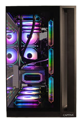 CAPTIVA Highend Gaming R89-083 AMD Ryzen™ 7 9800X3D 32 GB DDR5-SDRAM 2 TB SSD NVIDIA GeForce RTX 5080 Windows 11 Home Midi Tower PC Væskekølesystem Sort