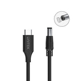 UNITEK C14116BK-1.8M el-ledning Sort 1,8 m USB C DC