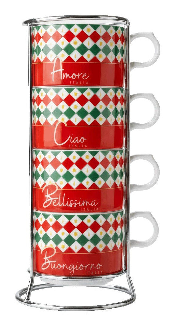 Bialetti Tricolore kop Flerfarvet Kaffe 1 stk