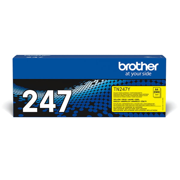 Brother TN-247Y tonerpatron 1 stk Original Gul