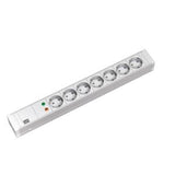 Bachmann 333.004 overspændingsbeskytter Hvid 7 AC stikkontakt(er) 2 m