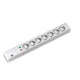 Bachmann 333.004 overspændingsbeskytter Hvid 7 AC stikkontakt(er) 2 m