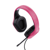Trust GXT 415P Zirox Headset Ledningsført Spil Lyserød