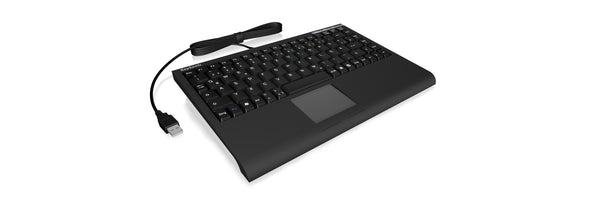 KeySonic ACK-540U+ (UK) tastatur Kontor USB QWERTY UK engelsk Sort