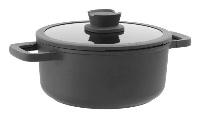 BergHOFF 3950593 suppegryde 4,4 L Sort Aluminium, Glas, Silikone