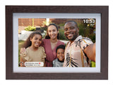 Denver PFF-1042DWMK2 digital fotoramme Træ 25,6 cm (10.1") Berøringsskærm Wi-Fi