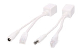 Extralink POE Injektor und Splitter mit einem Port einfacher Injektor weißes Kabel Hurtigt ethernet 48 V