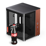 Jonsbo TK-0 BLACK computeretui Sort, Træ