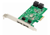 Dawicontrol DC-624E RAID RAID controller PCI Express x2 2.0 6 Gbit/sek.