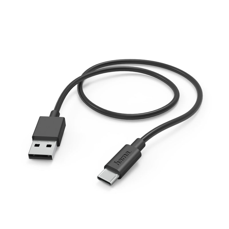 Hama 00201594 USB-kabel USB 2.0 1 m USB A USB C 0,48 Gbit/sek. Sort