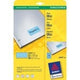 Avery Mini-labels, Blue 45,7 x 21,2mm (20)
