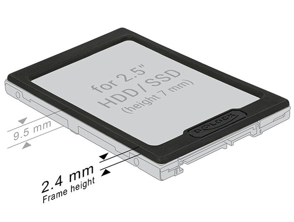 DeLOCK 18216 computeretui del HDD bur