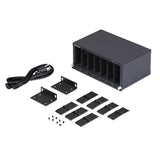 StarTech.com MCM7-MEDIA-CHASSIS netværkschassis Sort